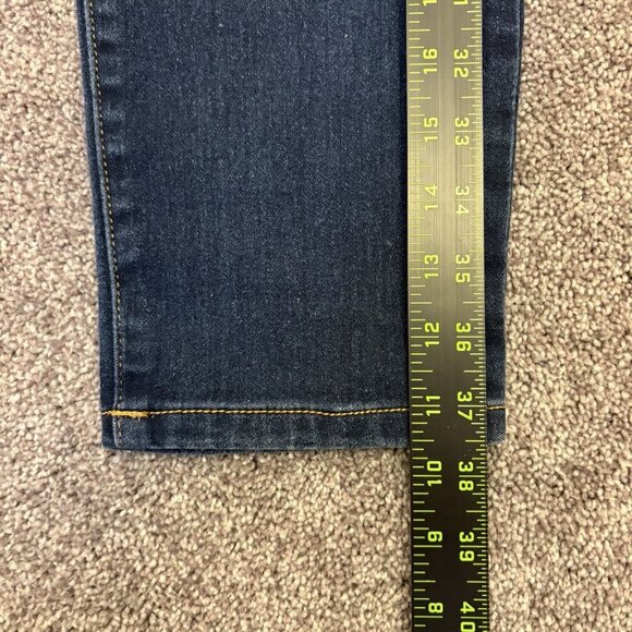 Michael Kors Womens Skinny Jeans Size 8 Blue Mid Rise Stretch Logo 5-Pockets EUC - Picture 10 of 15
